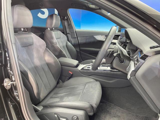 Ａ４ ３５ＴＤＩ　Ｓライン　後期型　コンフォートパッケージ　Ｓラインプラスパッケージ　バーチャルコックピット　レーダークルコン　純正ナビ　Ｂｌｕｅｔｏｏｔｈ　前席シートヒーター　パワーシート　純正１８インチＡＷ　ＥＴＣ　禁煙車（9枚目）