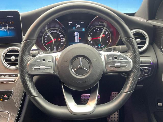 Cクラスステーションワゴン C200ステーションワゴンアバンギャルドAMGライン レーダーセーフティパッケージ 黒革シート レーダークルーズ バックカメラ AppleCarPlay ブラインドスポットモニター 前席シートヒーター 前席メモリー付パワーシート ETC車載器 禁煙車(12枚目)