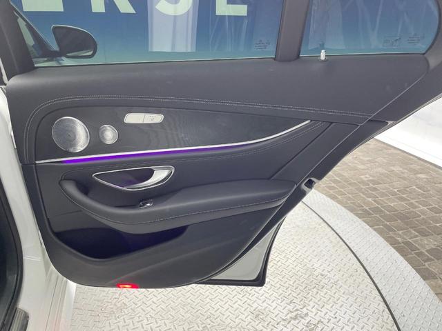 Ｅクラス Ｅ２２０ｄ　アバンギャルド　スポーツ　レザーエクスクルーシブＰＫＧ　パノラミックスライディングルーフ　レーダークルーズコントロール　３６０度カメラ　ブラインドアウポットアシスト　全席シートヒーター　前席パワーシート　純正ナビ　禁煙車（36枚目）