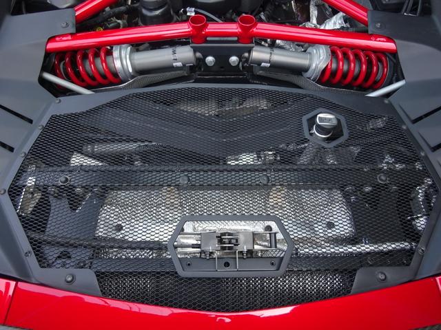 LP750-4 アヴェンタドール SV 世界限定600台 ディーラー車 カーボンインテリア パワークラフト可変マフラー&キャタストレート 純正マフラー有 フルプロテクションフォルム施工 SVビックデカール 備品全有(46枚目)