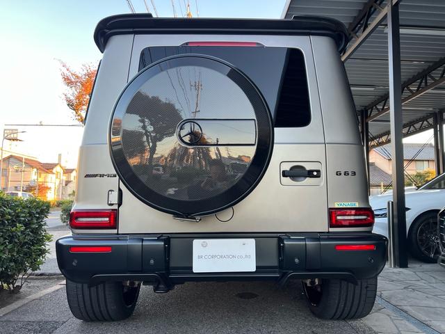 Ｇクラス Ｇ６３　ＡＭＧ　２０ｔｈアニバーサリー　正規ディーラー車　右ハンドル　限定３００台（内１００台限定）ナイトパッケージＩＩ　鍛造２３インチオリジナルホイール（新品装着）新品タイヤ　新車取説　保証書　スペアキー有（25枚目）