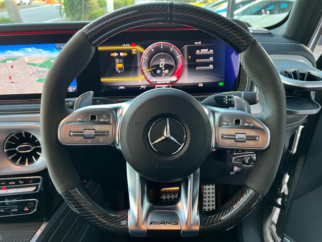 Ｇクラス Ｇ６３　ＡＭＧ　２０ｔｈアニバーサリー　正規ディーラー車　右ハンドル　限定３００台（内１００台限定）ナイトパッケージＩＩ　鍛造２３インチオリジナルホイール（新品装着）新品タイヤ　新車取説　保証書　スペアキー有（59枚目）