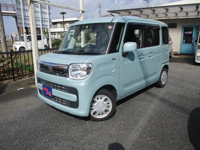 スペーシア ハイブリッドＸ　車検整備付き　レーダーサポートブレーキ　両側パワースライドドア　バックカメラ　スマートキー　ナビＴＶＢｌｕｅｔｏｏｔｈシートヒーター　電動格納ミラーアイドリングストップ（2枚目）