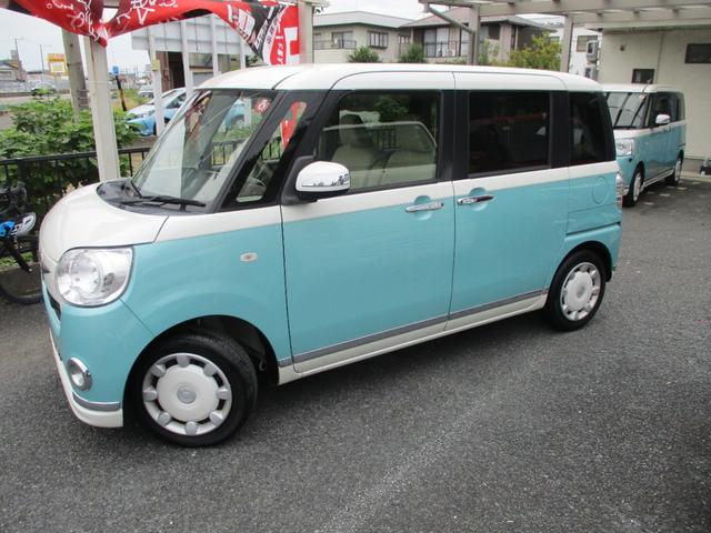 ムーヴキャンバス Ｇメイクアップ　ＳＡＩＩ　車検整備付き　禁煙車　両側パワースライドドア　ナビ　ＴＶ　Ｂｌｕｅｔｏｏｔｈ　バックカメラ　前後ドラレコ　スマアシブレーキ　ＥＴＣ　スマートキー　プッシュスイッチ　エコアイドル　アイドリングストップ（6枚目）