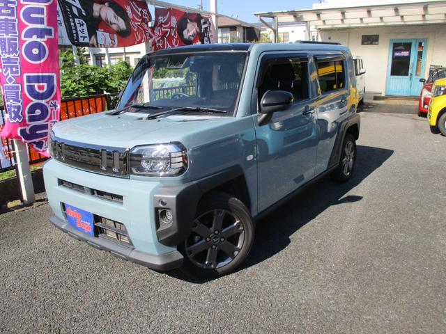 タフト Ｇターボ　車検整備付き　禁煙車　レーダークルーズコントロール　ナビ　ＴＶ　Ｂｌｕｅｔｏｏｔｈ　バックカメラ　ドラレコ　シートヒーター　電子パーキングブレーキ　純正アルミ　スマートキー　ＬＥＤヘッドランプ　ＥＴＣ（3枚目）
