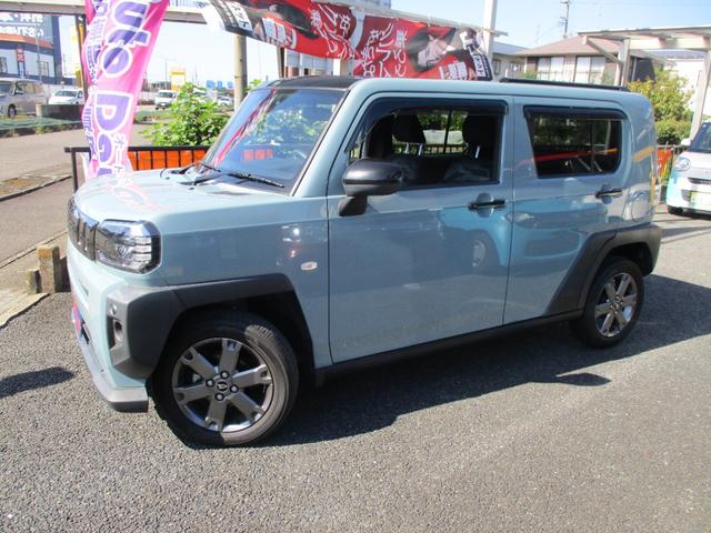 タフト Ｇターボ　車検整備付き　禁煙車　レーダークルーズコントロール　ナビ　ＴＶ　Ｂｌｕｅｔｏｏｔｈ　バックカメラ　ドラレコ　シートヒーター　電子パーキングブレーキ　純正アルミ　スマートキー　ＬＥＤヘッドランプ　ＥＴＣ（5枚目）