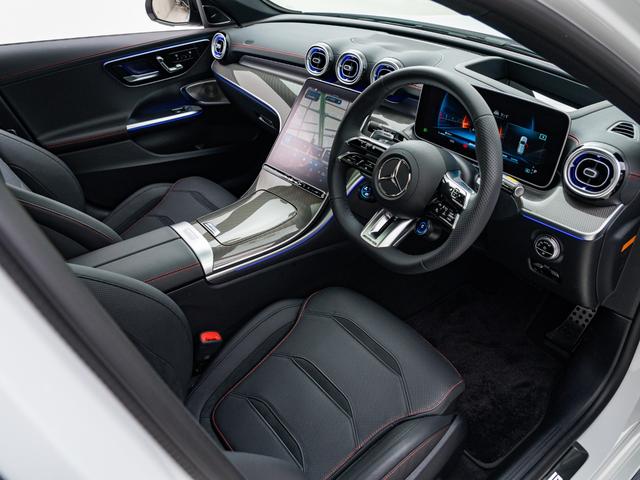 Cクラスステーションワゴン C43 4マチック 保証付 禁煙ワンオーナー車 パノラミックスライディングルーフ 純正AMG21インチアルミ ヘッドアップディスプレイ ヒーター&ベンチレーションシート フルセグTV レーダーセーフティパッケージ(19枚目)