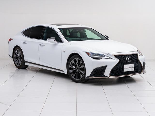 LS LS500 Fスポーツ 保証付 赤黒コンビシート サンルーフ レクサスセーフティシステム+ ヒーター&ベンチレーション 20インチ純正アルミ デジタルインナーミラー パワートランク エアサスペンション ステアリングヒーター(13枚目)