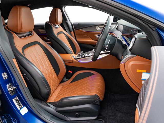 ＧＴ ４ドアクーペ ５３　４マチック＋　保証付　フルレザー仕様インテリア　ダイヤモンドステッチ入りナッパレザー　ＯＰ純正マットカラー　ＡＭＧエクステリアナイトパッケージ　ＡＭＧ　ＲＩＤＥ　ＣＯＮＴＲＯＬ＋エアサス　アップルカープレイ　地デジ（22枚目）