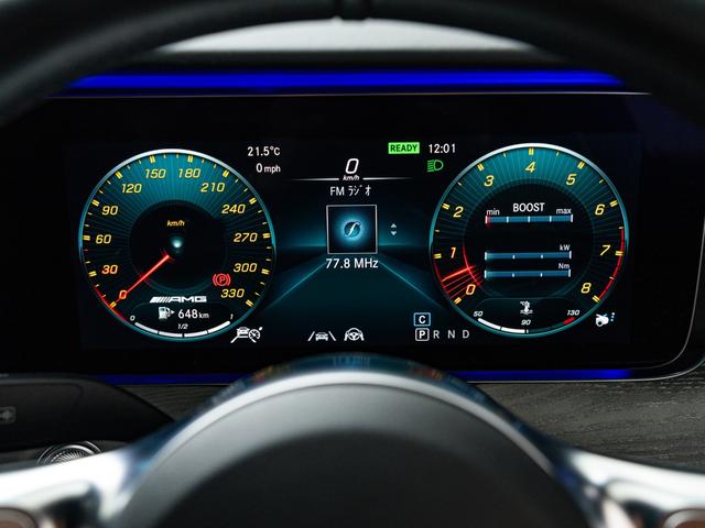 ＧＴ ４ドアクーペ ５３　４マチック＋　保証付　フルレザー仕様インテリア　ダイヤモンドステッチ入りナッパレザー　ＯＰ純正マットカラー　ＡＭＧエクステリアナイトパッケージ　ＡＭＧ　ＲＩＤＥ　ＣＯＮＴＲＯＬ＋エアサス　アップルカープレイ　地デジ（34枚目）