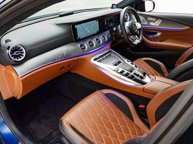 ＧＴ ４ドアクーペ ５３　４マチック＋　保証付　フルレザー仕様インテリア　ダイヤモンドステッチ入りナッパレザー　ＯＰ純正マットカラー　ＡＭＧエクステリアナイトパッケージ　ＡＭＧ　ＲＩＤＥ　ＣＯＮＴＲＯＬ＋エアサス　アップルカープレイ　地デジ（44枚目）