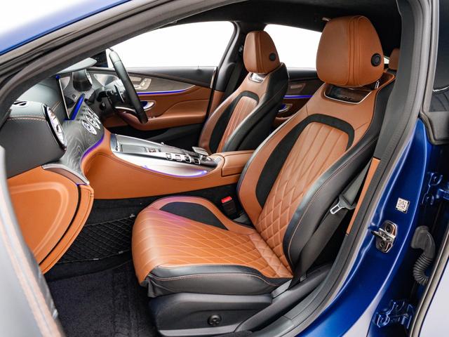 ＧＴ ４ドアクーペ ５３　４マチック＋　保証付　フルレザー仕様インテリア　ダイヤモンドステッチ入りナッパレザー　ＯＰ純正マットカラー　ＡＭＧエクステリアナイトパッケージ　ＡＭＧ　ＲＩＤＥ　ＣＯＮＴＲＯＬ＋エアサス　アップルカープレイ　地デジ（45枚目）