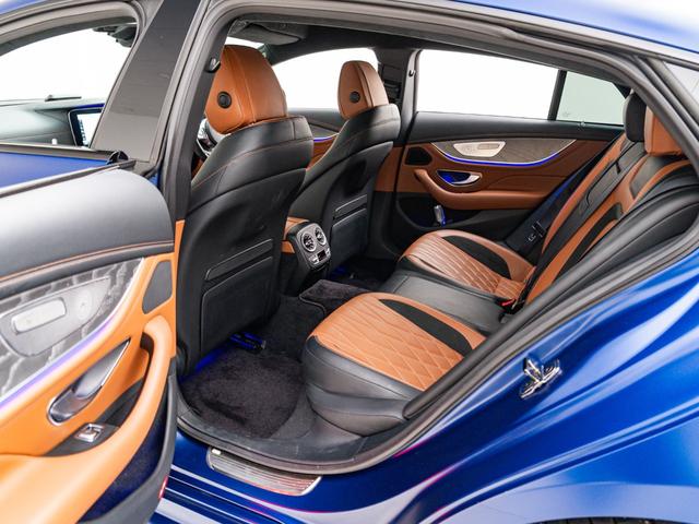 ＧＴ ４ドアクーペ ５３　４マチック＋　保証付　フルレザー仕様インテリア　ダイヤモンドステッチ入りナッパレザー　ＯＰ純正マットカラー　ＡＭＧエクステリアナイトパッケージ　ＡＭＧ　ＲＩＤＥ　ＣＯＮＴＲＯＬ＋エアサス　アップルカープレイ　地デジ（47枚目）