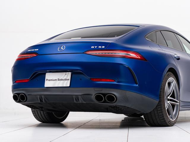 ＧＴ ４ドアクーペ ５３　４マチック＋　保証付　フルレザー仕様インテリア　ダイヤモンドステッチ入りナッパレザー　ＯＰ純正マットカラー　ＡＭＧエクステリアナイトパッケージ　ＡＭＧ　ＲＩＤＥ　ＣＯＮＴＲＯＬ＋エアサス　アップルカープレイ　地デジ（55枚目）