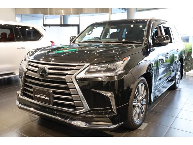 LX570 純正ナビTV 黒革 SR モデリスタエアロ 禁煙(6枚目)