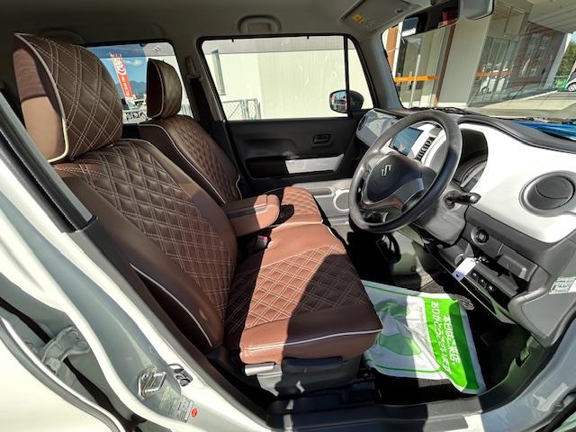 ハスラー G レーダーサポート アイドリングST プッシュスタートスマートキー 盗難警報装置 ダブルエアバック フルフラットシート 運転席シートヒーター パワーウィンドゥ ベンチS キーフリーキー 横滑り防止装置付(15枚目)