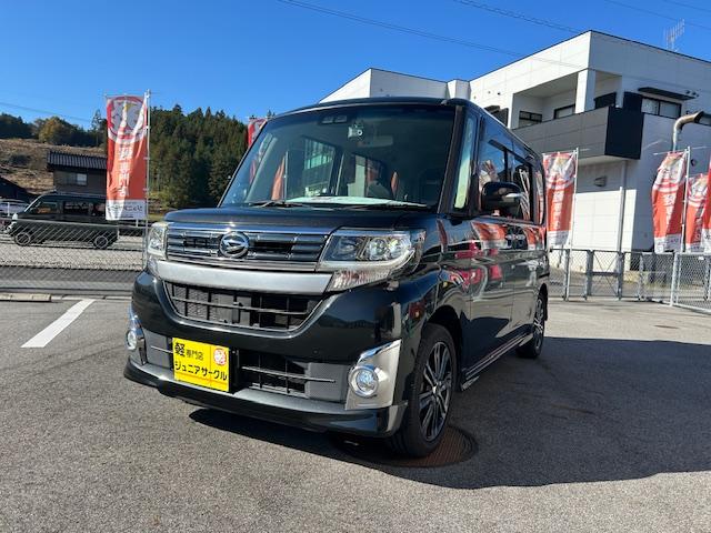 タント カスタムＲＳ　トップエディションＳＡＩＩＩ　ブレーキサポート　ソナー　ＡＡＣ　Ｂモニター　寒冷地　イモビライザー　ハイビームアシスト　衝突安全ボディ　シートヒータ　Ａライト　ＬＥＤ　キーフリー　サイドエアバッグ　Ｗエアバック　ＡＢＳ　ＰＳ（2枚目）