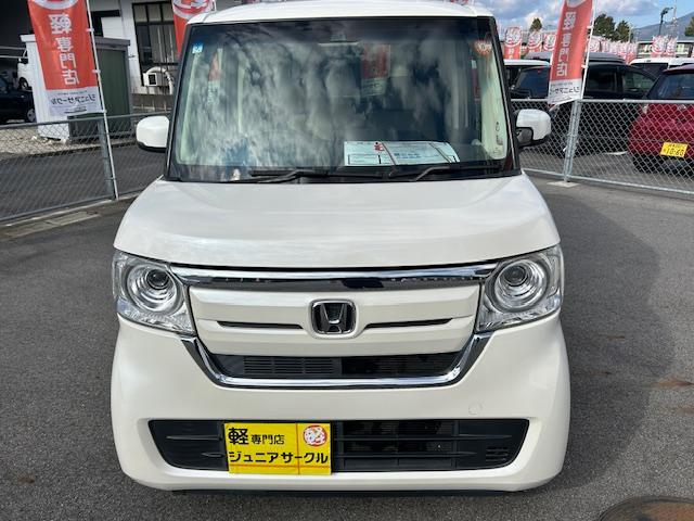 Ｎ－ＢＯＸ Ｇ・Ｌホンダセンシング　レーダブレーキ　Ａストップ　車線維持支援システム　ＡＴハイビーム　ＥＳＣ　キーフリーシステム　ＬＥＤライト　オートライト　バックＭ　ＵＳＢ　スマートキー　クルコン　ＥＴＣ　両席エアバック　フルフラット（3枚目）
