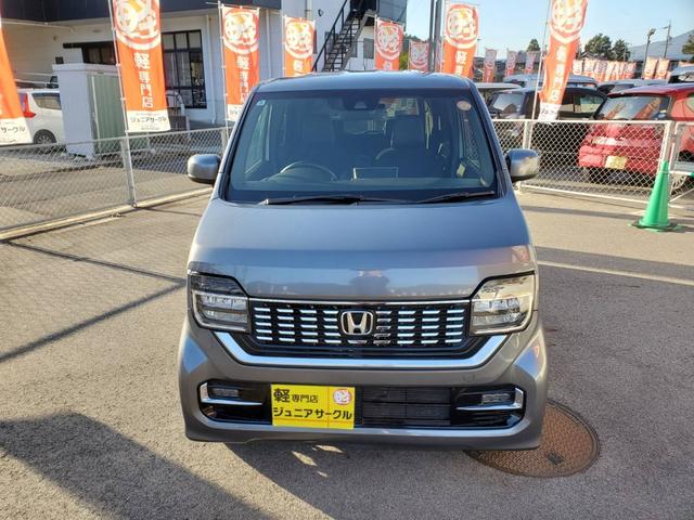 Ｎ－ＷＧＮカスタム Ｌ・ターボホンダセンシング　ブレーキサポート　盗難警報装置　衝突安全ボディ　横滑り防止機能　サイドエアバック　クルーズＣ　クリアランスソナ　ＬＥＤヘッド　シ－トヒ－タ－　リヤカメラ　タ－ボ　ＡＡＣ　Ａストップ　ＡＢＳ　ＥＴＣ付き（3枚目）