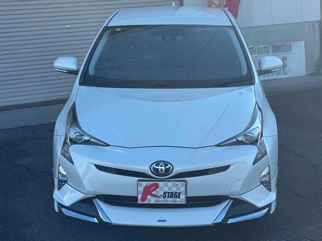 プリウス Aツーリングセレクション ハイブリッド ETC バックカメラ TV クリアランスソナー オートクルーズコントロール レーンアシスト パークアシスト 衝突被害軽減システム オートマチックハイビーム LEDヘッドランプ エアロ(2枚目)