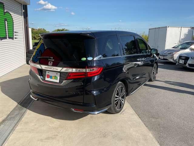 オデッセイ 2.4 アブソルート EX 自社 ローン 信用回復ローン メーカー純正ナビ・フルセグTV・bluetooth・全方位カメラ・ETC・両側電動スライドドア・アイドリングストップ・LEDオートライト・純正後席モニター・HDMI端子・(5枚目)