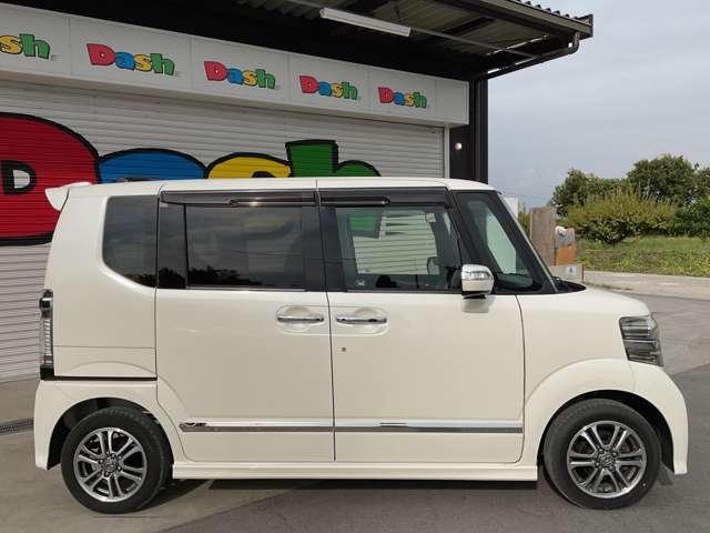 Ｎ－ＢＯＸカスタム Ｇ・ターボパッケージ　イクリプス製ナビ・フルセグ・ＤＶＤ再生・バックカメラ・ＥＴＣ・両側パワースライドドア・ＨＩＤオートライト・パドルシフト・リアチップアップシート・純正アルミ・スマートキー（5枚目）