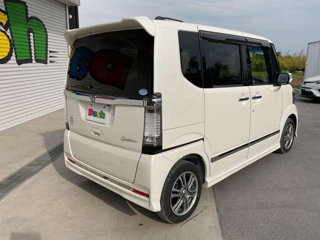 Ｎ－ＢＯＸカスタム Ｇ・ターボパッケージ　イクリプス製ナビ・フルセグ・ＤＶＤ再生・バックカメラ・ＥＴＣ・両側パワースライドドア・ＨＩＤオートライト・パドルシフト・リアチップアップシート・純正アルミ・スマートキー（6枚目）