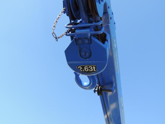 キャンター 　タダノ３段クレーン（２．６３ｔ吊り）ラジコン　フックイン　荷台内寸法３６９０Ｘ１７９０Ｘ３８０　２．０ｔ　高床（１０２０ｍｍ）　キーレス　ＥＴＣ（19枚目）