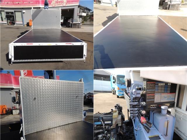 キャンター 平ボディ2.0t タダノ3ダンクレーン(ZE263HR)ラジコン付 フックイン アウタリガー バックビューカメラ メッキパーツ 左電動格納ミラー 荷台内寸法(283X179X38)(11枚目)