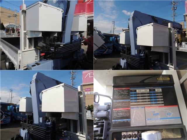 キャンター 平ボディ2.0t タダノ3ダンクレーン(ZE263HR)ラジコン付 フックイン アウタリガー バックビューカメラ メッキパーツ 左電動格納ミラー 荷台内寸法(283X179X38)(23枚目)