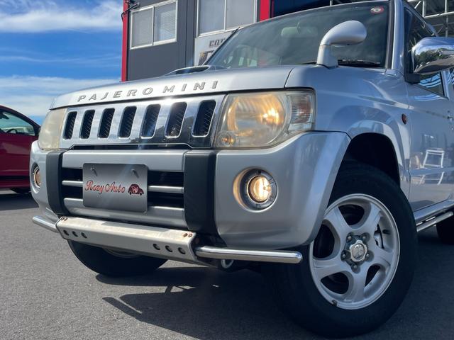 パジェロミニ ＶＲ　４ＷＤ　ＥＴＣ　ＴＶ　キーレスエントリー　電動格納ミラー　ＭＴ　盗難防止システム　ＡＢＳ　ＣＤ　ＤＶＤ再生　ルーフレール　アルミホイール　衝突安全ボディ　エアコン　パワーステアリング　パワーウィンドウ（21枚目）