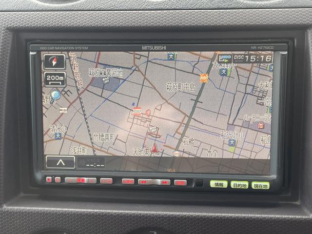 パジェロミニ ＶＲ　４ＷＤ　ＥＴＣ　ナビ　キーレスエントリー　電動格納ミラー　ＡＴ　盗難防止システム　ＡＢＳ　ＣＤ　ルーフレール　アルミホイール　衝突安全ボディ　エアコン　パワーステアリング　パワーウィンドウ（4枚目）