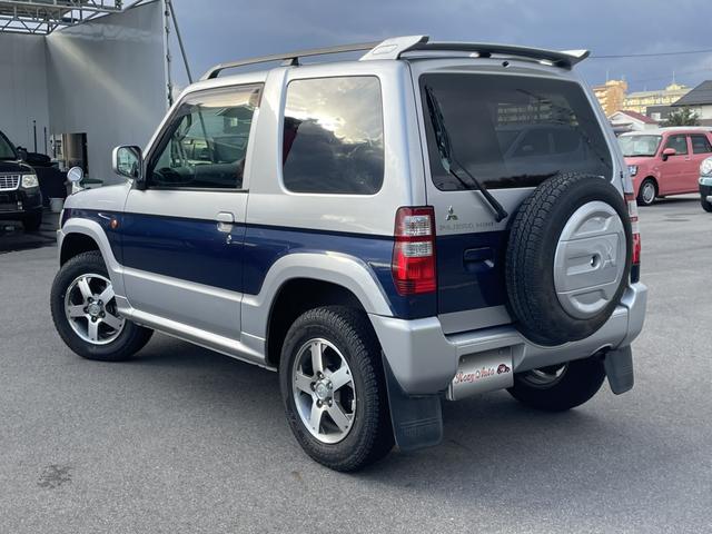 パジェロミニ ＶＲ　４ＷＤ　ＥＴＣ　ナビ　キーレスエントリー　電動格納ミラー　ＡＴ　盗難防止システム　ＡＢＳ　ＣＤ　ルーフレール　アルミホイール　衝突安全ボディ　エアコン　パワーステアリング　パワーウィンドウ（17枚目）