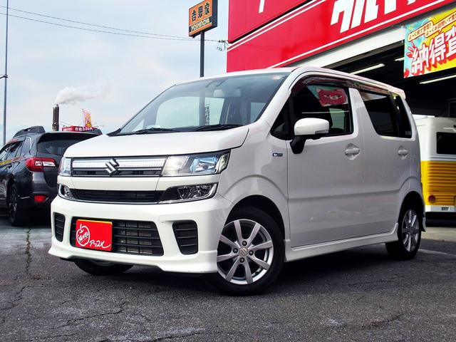 ワゴンＲ ハイブリッドＦＺ　４ＷＤ　セーフティパッケージ　プリクラッシュセーフティー　レーンディパーチャーアラート　ヘッドアップディスプレイ　アイドリングストップ　ＬＥＤヘッドライト　フルセグＴＶ　バックモニター　シートヒーター（2枚目）