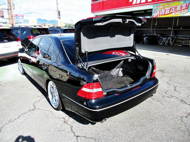 セルシオ A仕様 AME SHALLEN 19インチアルミ 車高調 社外フルセグTV バックモニター ETC キーレス HIDヘッドライト(15枚目)