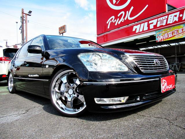 セルシオ A仕様 AME SHALLEN 19インチアルミ 車高調 社外フルセグTV バックモニター ETC キーレス HIDヘッドライト(28枚目)