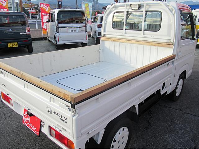 アクティトラック タウン 4WD/車検R9.2月/5速MT/三方開き/ETC/荷台作業灯/キーレスキー/純正CDオーディオ/エアコン/パワステ/パワーウィンドウ(57枚目)