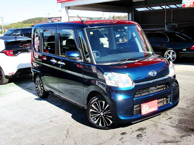 タント X SAIII 全方位モニター 4WD スマートアシスト3 プリクラッシュセーフティ オートマティックハイビーム 両側パワースライドドア シートヒーター アイドリングストップ LEDヘッドライト 純正アルミ(3枚目)