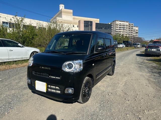 ムーヴキャンバス セオリーＧ　両側パワースライドドア　アイドリングストップ　ドリンクカップヒーター　シートヒーター　パノラミックビューモニターバックモニター（7枚目）