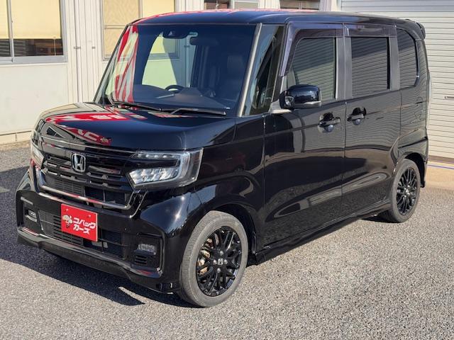 N-BOXカスタム Lターボ スタイル+ブラック /両側電動スライド/黒半革/禁煙/ナビTV/Bluetooth/後期/LED/バックカメラ/ETC/衝突軽減ブレーキ/前席シートヒーター(23枚目)