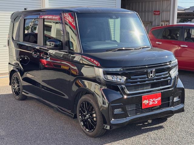 N-BOXカスタム Lターボ スタイル+ブラック /両側電動スライド/黒半革/禁煙/ナビTV/Bluetooth/後期/LED/バックカメラ/ETC/衝突軽減ブレーキ/前席シートヒーター(25枚目)