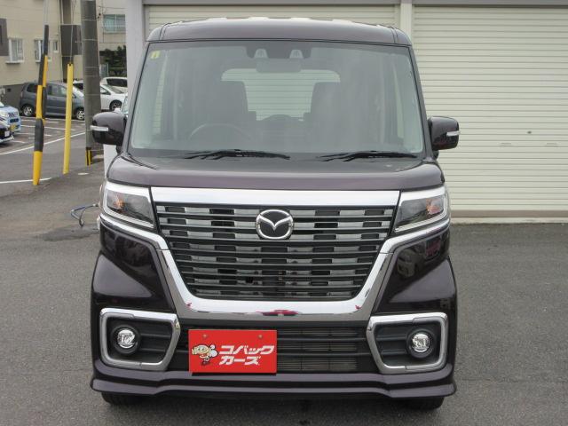 フレアワゴンカスタムスタイル ハイブリッドＸＳ　両側電動スライド／黒半革シート／禁煙／ナビＴＶ／Ｂｌｕｅｔｏｏｔｈ／ＬＥＤ／シートヒータ／衝突軽減ブレーキ／障害物センサ／（24枚目）