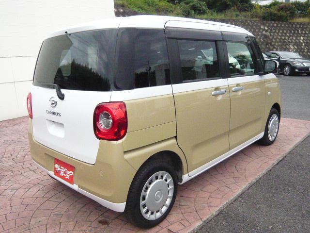ムーヴキャンバス ストライプスX ツートン/両側電動スライド/禁煙/フルセグTV/純正9インチディスプレイオーディオ/Bluetooth/バックカメラ/ETC/衝突軽減ブレーキ(27枚目)
