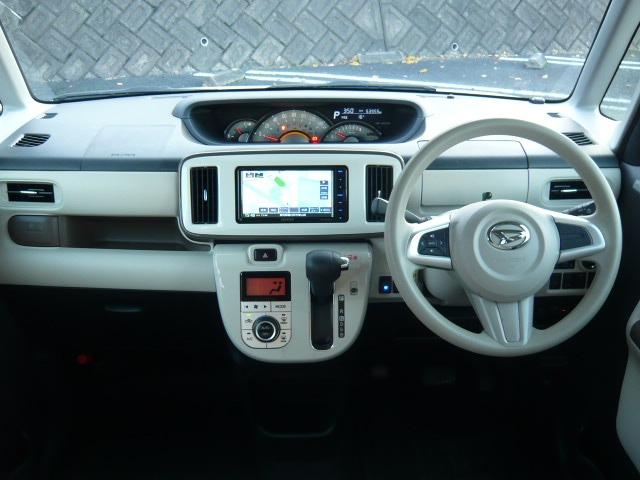 ムーヴキャンバス Gメイクアップリミテッド SAIII ツートン/両側電動スライド/ナビ/Bluetooth/LED/全周囲カメラ/ETC/衝突軽減ブレーキ/シートヒーター/スマートキー(8枚目)