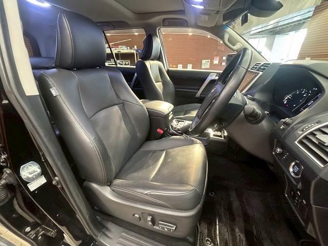 ランドクルーザープラド TX Lパッケージ 純正9型ナビ サンルーフ レーダークルーズコントロール パワーシート シートヒーター シートクーラ 本革シート オプションアルミ オートハイビーム ダウンヒルアシストコントロール スマートキー ETC(8枚目)