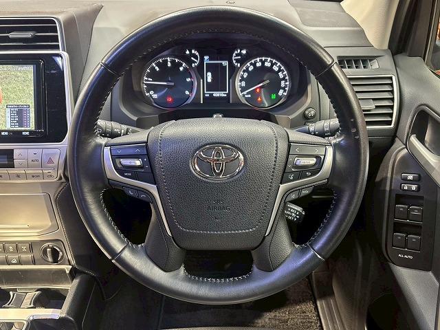 ランドクルーザープラド TX Lパッケージ 純正9型ナビ サンルーフ レーダークルーズコントロール パワーシート シートヒーター シートクーラ 本革シート オプションアルミ オートハイビーム ダウンヒルアシストコントロール スマートキー ETC(43枚目)