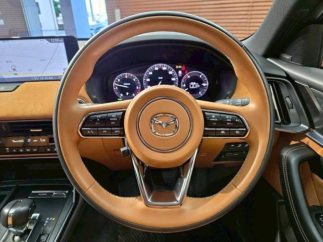 CX-60 XD-ハイブリッド プレミアムスポーツ 12.3型ナビ アラウンドビューモニター サンルーフ BOSE パワーシート シートメモリ シートヒーター シートクーラー レーダークルコン ブラインドスポットモニター パワーバックドア ETC(13枚目)