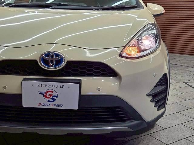 アクア クロスオーバー 純正ナビ バックカメラ クリアランスソナー スマートキー プッシュスタート 衝突軽減ブレーキ 純正15インチアルミホイール 横滑り防止装置 オートマチックハイビーム オートライト オートエアコンETC(10枚目)