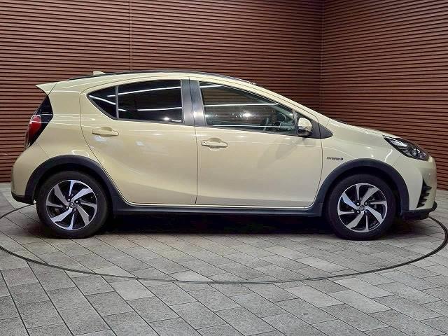 アクア クロスオーバー 純正ナビ バックカメラ クリアランスソナー スマートキー プッシュスタート 衝突軽減ブレーキ 純正15インチアルミホイール 横滑り防止装置 オートマチックハイビーム オートライト オートエアコンETC(18枚目)