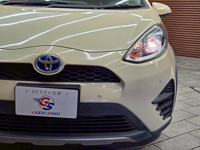 アクア クロスオーバー 純正ナビ バックカメラ クリアランスソナー スマートキー プッシュスタート 衝突軽減ブレーキ 純正15インチアルミホイール 横滑り防止装置 オートマチックハイビーム オートライト オートエアコンETC(22枚目)